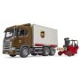 Bruder camion UPS Scania Super 560R si stivuitor